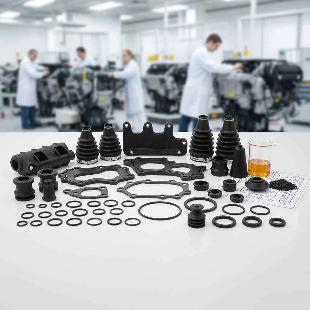 AutomotiveRubberMaterialsforSealing,HeatChemicalResistance