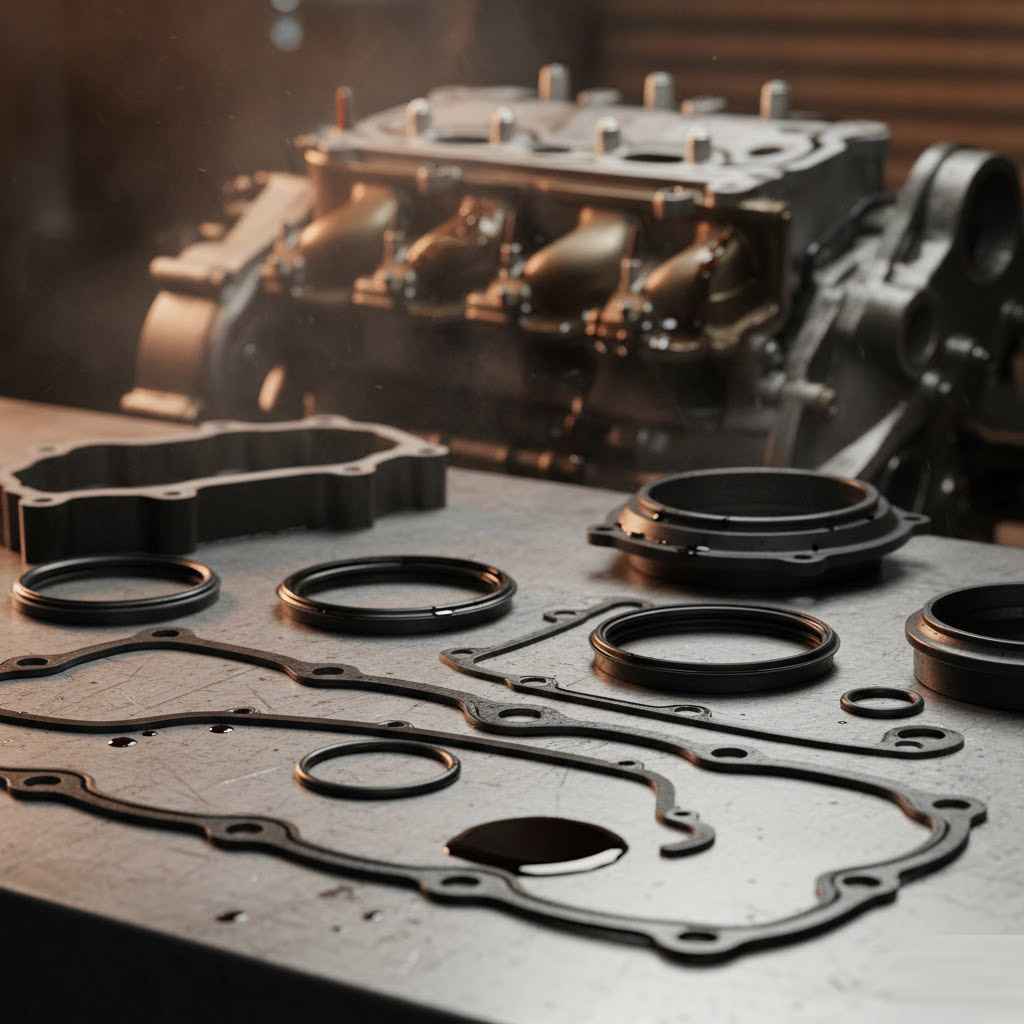 EngineSealingSystemRubberPartsforAutomotiveOilHeatResistance