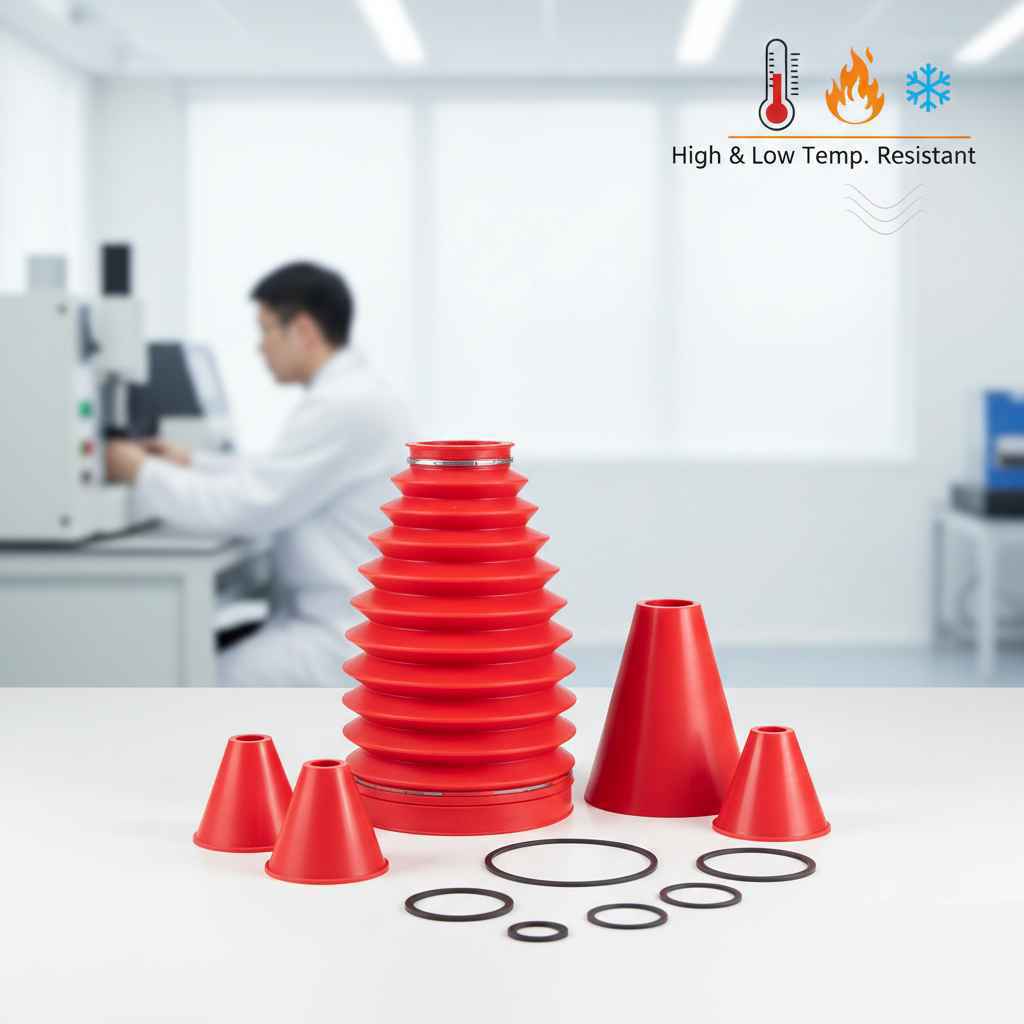 SiliconeRubberComponentsforAutomotiveSealingProtection